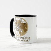 Mug Lait de vache mon nez (Devant gauche)