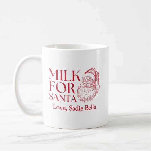 Mug Lait Fantaisiste Dessiné à la Main pour le Père No (Gauche)