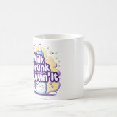 Mug Lait ivre et Lovin’ It - Citation Bébé mignonne (Devant droit)
