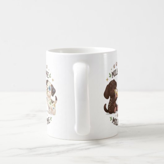 Mug lait pour chiots (Poignée)