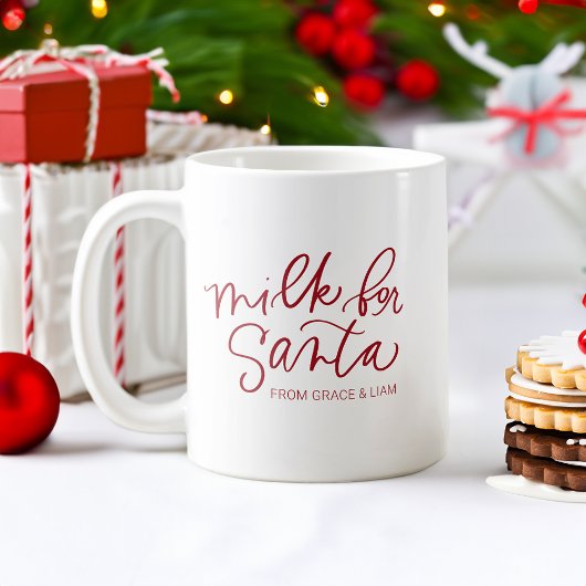 Mug Lait pour confiture personnalisée Père Noël