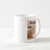 Mug Lait rustique peut style rustique sur bois (Devant droit)