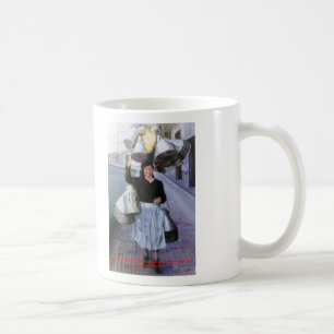 Mug Laitière avec des pots/Milkmaid with pots