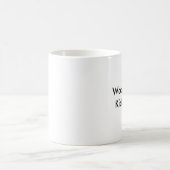 Mug Laiton de coup-de-pied de bois (Centre)