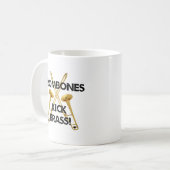 Mug Laiton de coup-de-pied de trombones ! (Devant gauche)