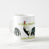 Mug LAITON et CUIVRE GLOBAUX - customisés (Devant gauche)