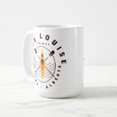 Mug Lake Louise Canada Alberta Kayaking Retro Souvenir (Devant gauche)