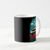 Mug Lake Norman Retro Boating Nc  (Devant droit)