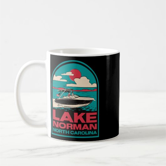 Mug Lake Norman Retro Boating Nc  (Gauche)