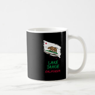 Mug Lake Tahoe California Paint Splatter Flag Vacation