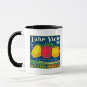 Mug Lake View Apple Étiquette - Watsonville, CA (Gauche)