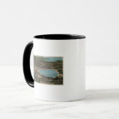 Mug Lakeland, Floride - Vue aérienne de la ville (Devant gauche)
