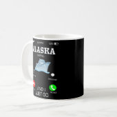 Mug L'Alaska Appelle Vacances (Devant gauche)