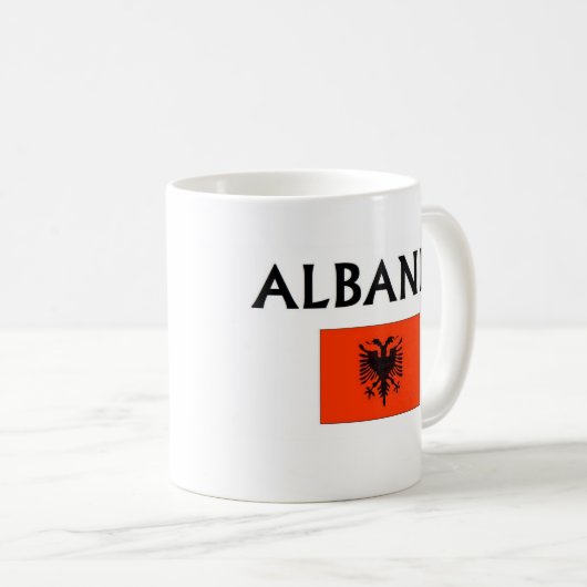 Mug L'Albanie (Devant droit)