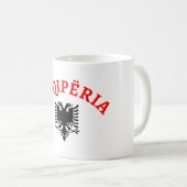 Mug L'Albanie et l'aigle - shqiponja de dhe de (Devant droit)