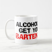 Mug L'alcool ne vous rend pas ivre (Gauche)