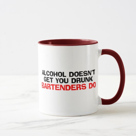 Mug L'alcool ne vous rend pas ivre (Droite)