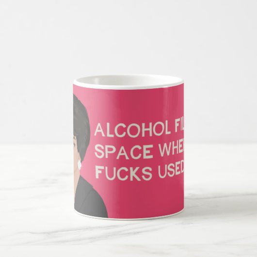 Mug L'alcool remplit espace… (Centre)