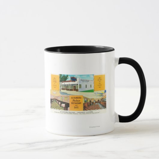 Mug L'Alhambra Restaurant Italien & � Caf (Droite)