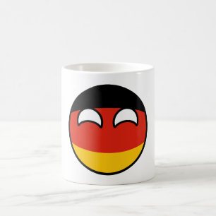 Mug L'Allemagne Geeky tendante drôle Countryball