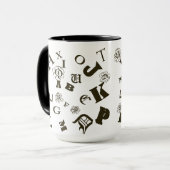 Mug L'alphabet (Devant gauche)