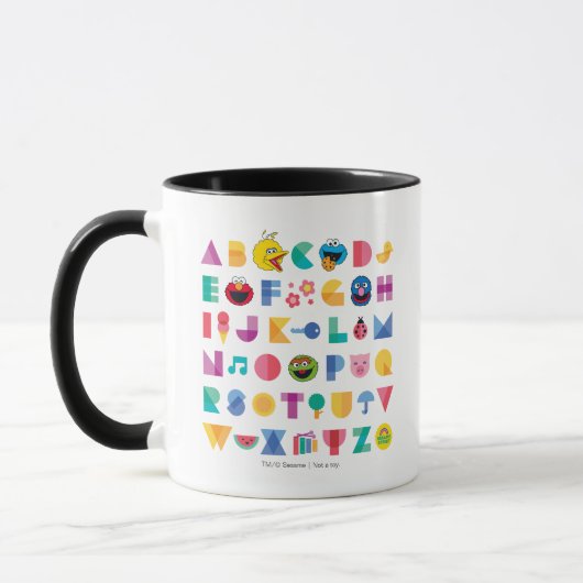 Mug L'alphabet de Sesame Street (Gauche)
