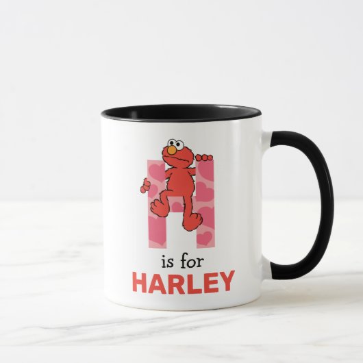 Mug L'alphabet d'Elmo | C cœurs (Droite)