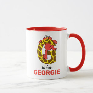 Mug L'alphabet d'Elmo   G Girafe