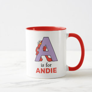 Mug L'Alphabet d'Elmo   Un A Pourpre