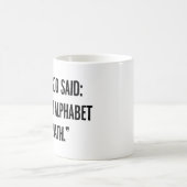 Mug L'alphabet en mathématiques (Centre)