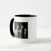 Mug Lama, alpaga et femme (Devant gauche)