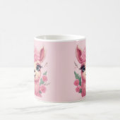 Mug Lama bébé rose souriant (Centre)