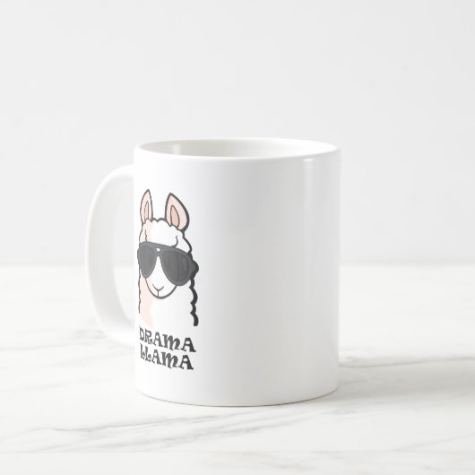 Mug Lama de drame (Devant gauche)