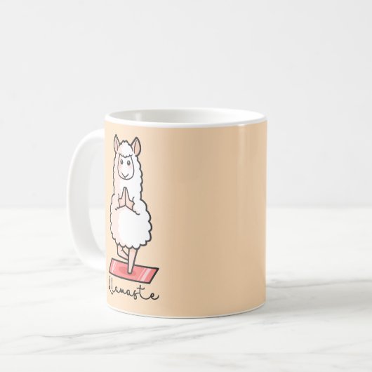 Mug Lama de yoga - Llamaste (Devant gauche)