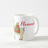 Mug Lama Personnalised de La de fa (Devant droit)