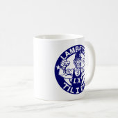 Mug Lambeth Navy Blue - Taille standard (Devant droit)