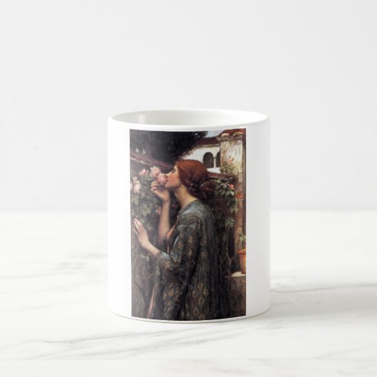 Mug L'âme du Rose (par John William Waterhouse) (Centre)