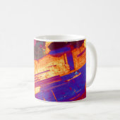 Mug Lame mince de granite avec plaque de gypse (Devant droit)