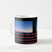 Mug Lamentations 3:21-22 (Devant gauche)
