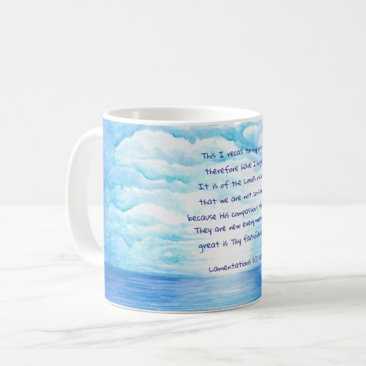 Mug Lamentations de l'espoir (Devant gauche)