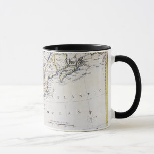 Mug L'AMÉRIQUE COLONIALE : CARTE, c1770