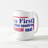Mug L'Amérique d'abord  (Devant droit)