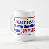 Mug L'Amérique d'abord  (Devant gauche)