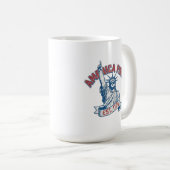 Mug L'AMÉRIQUE D'ABORD - Établ. 1776 (Devant droit)