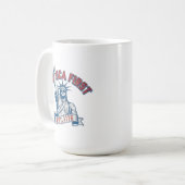 Mug L'AMÉRIQUE D'ABORD - Établ. 1776 (Devant gauche)