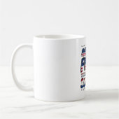 Mug L'Amérique d'abord La Pays-Bas deuxième typographi (Gauche)