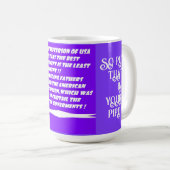 Mug L'Amérique et la vérité transforment une chose de (Devant droit)