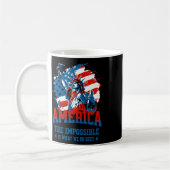 Mug L'Amérique L'impossible est ce que nous faisons le (Gauche)