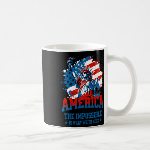 Mug L'Amérique L'impossible est ce que nous faisons le