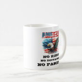 MUG L'AMÉRIQUE PAS DE ROIS PAS DE DICTATEURS PAS DE FA (Devant droit)